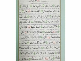 قرآن رنگی (جلد رنگی) ترجمه انصاریان