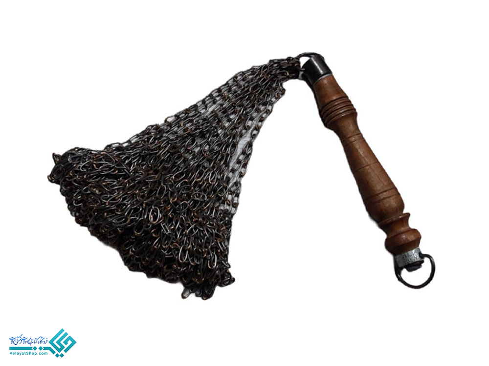 14551 زنجیر عزاداری 5 شاخه برنجی