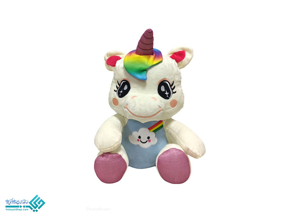 26717 عروسک اسب پونی رنگین کمان سایز 2