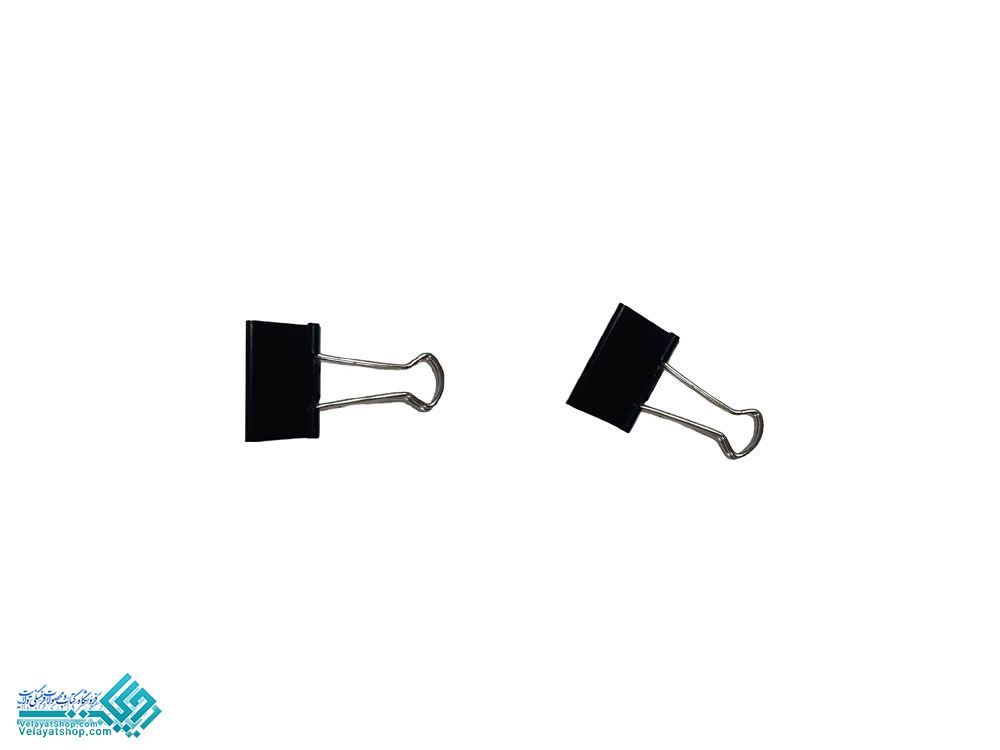 2751 گیره دوبل مشکی 25mm پنتر