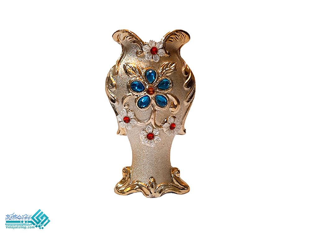 3350.1 گلدان سرامیکی طرح گل برجسته