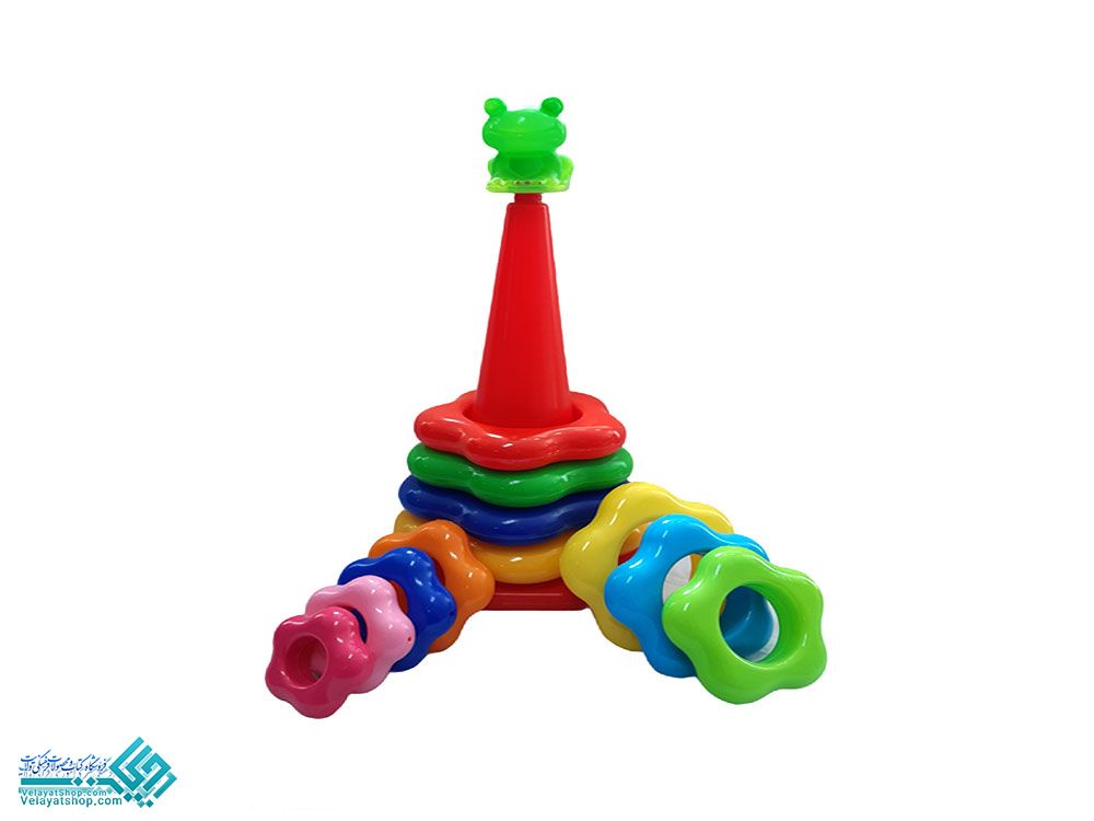 6634.1 بازی آموزشی حلقه هوش 11 حلقه قورباغه