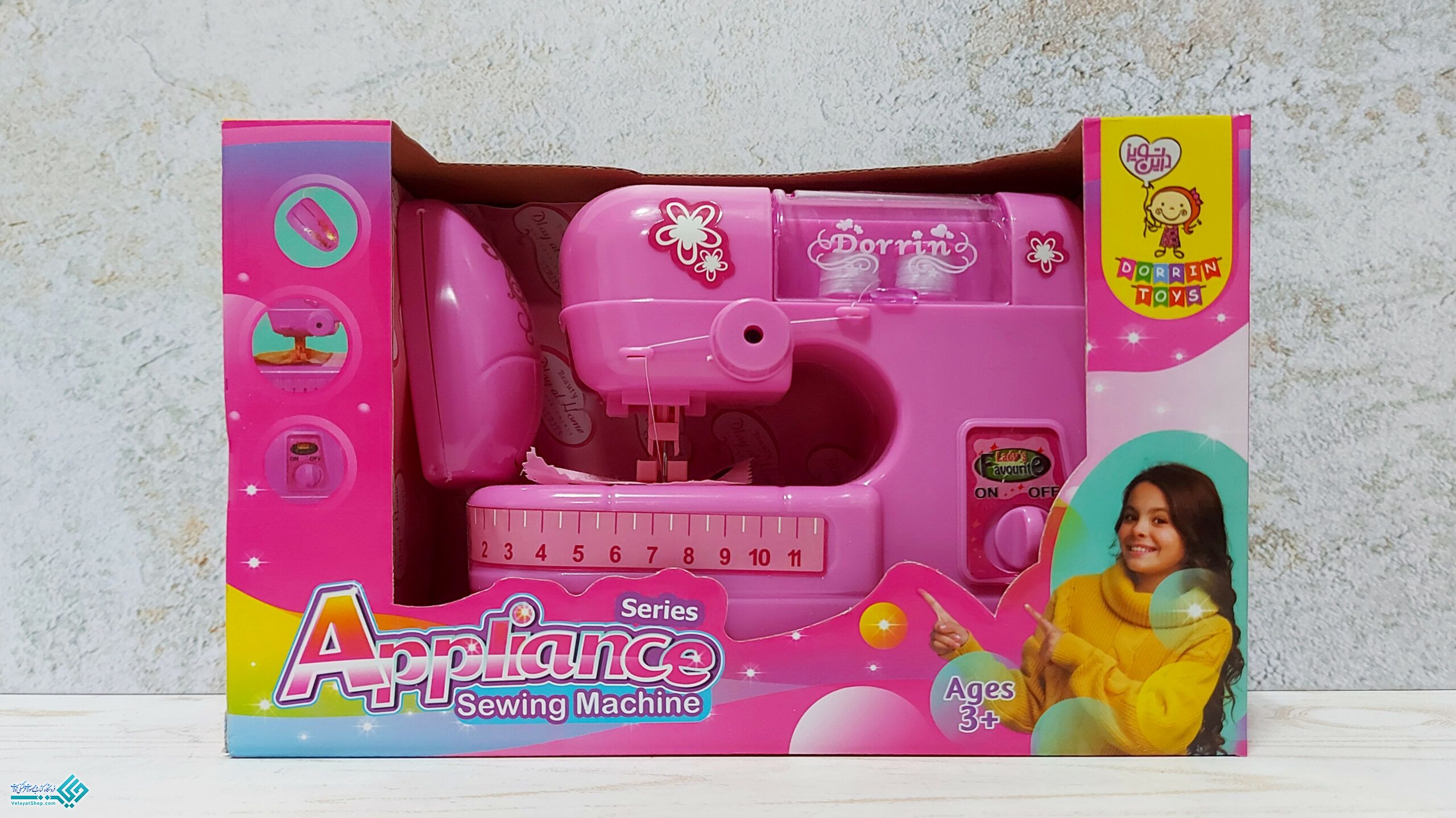 InShot_20230204_003036757 چرخ خیاطی اسباب بازی باتری خور