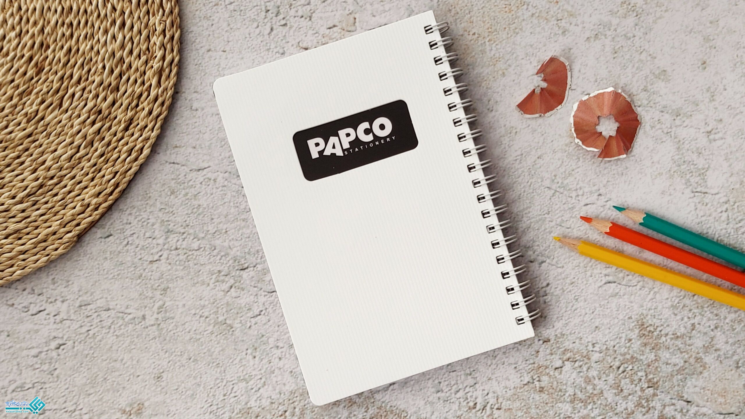 InShot_20230304_132518524 دفتر یادداشت 100 برگ پاپکو