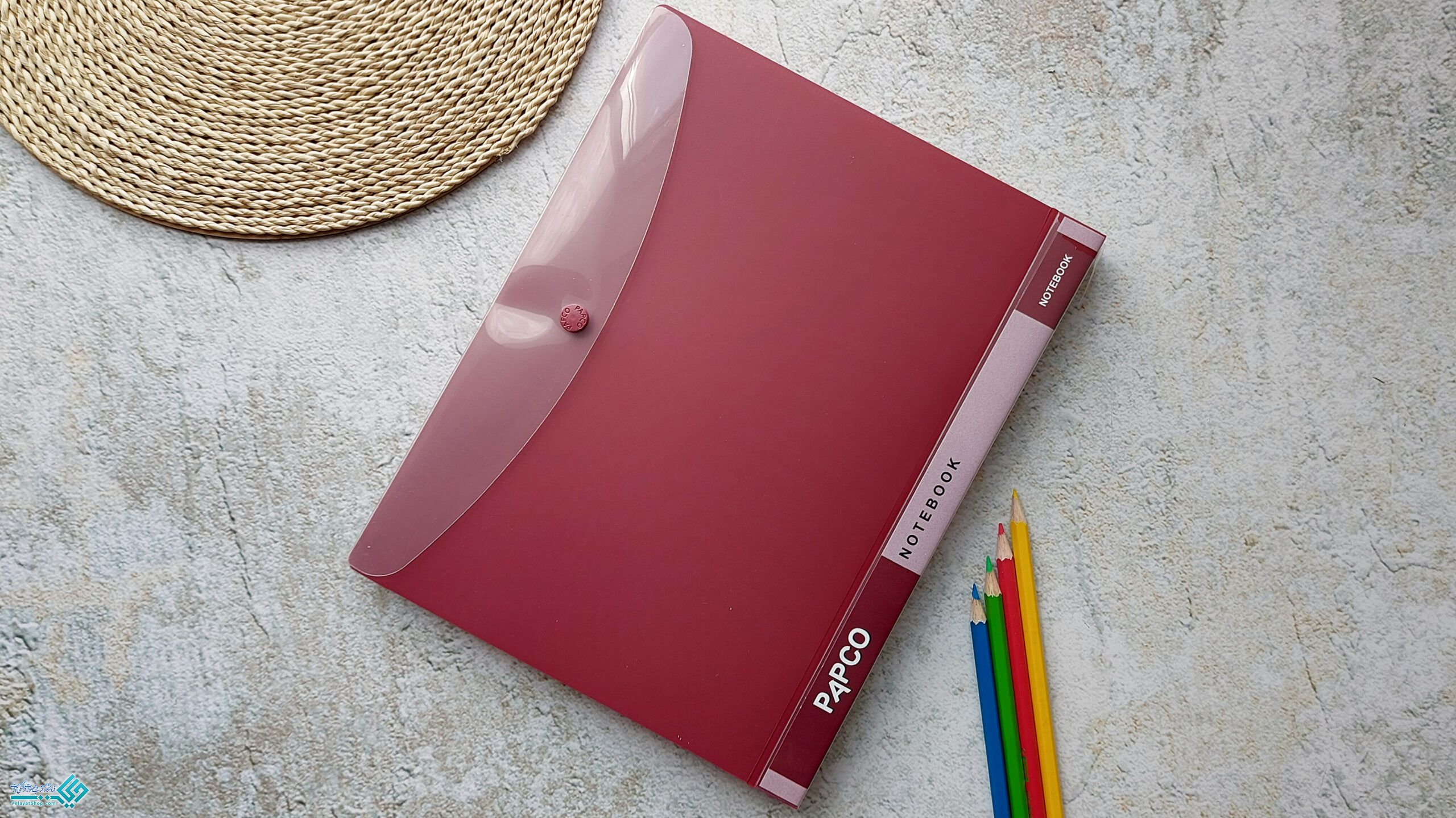 InShot_20230316_140639611 دفتر کلاسوری جیبدار الوان