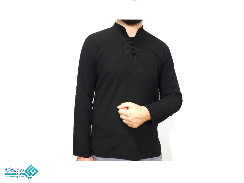 بلوز-الیافی-گره-ای پیراهن الیافی یقه گرهی بزرگسال