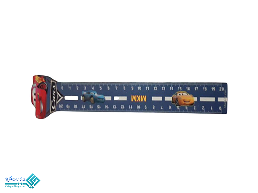 خط-کش.1 خط کش چوبی طرح فانتزی mkm