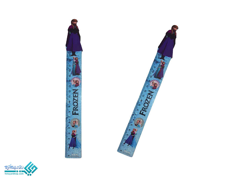 خط-کش.2 خط کش چوبی طرح فانتزی mkm