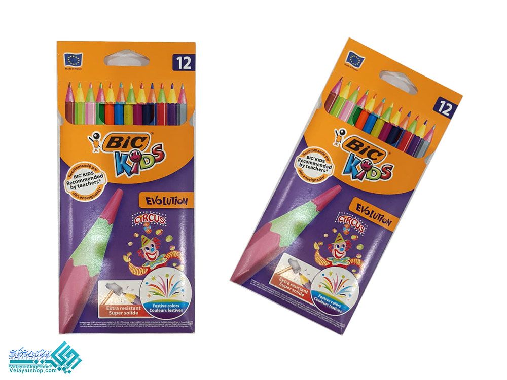 مدادرنگی-بیک مداد رنگی ایولوشن سیرک 12 رنگ بیک