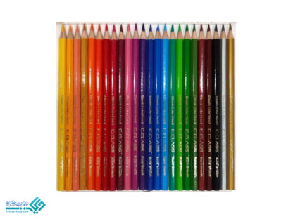 مدادرنگی جعبه مقوایی 24 رنگ سی کلاس