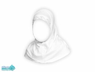 مقنعه نگین دار دخترانه