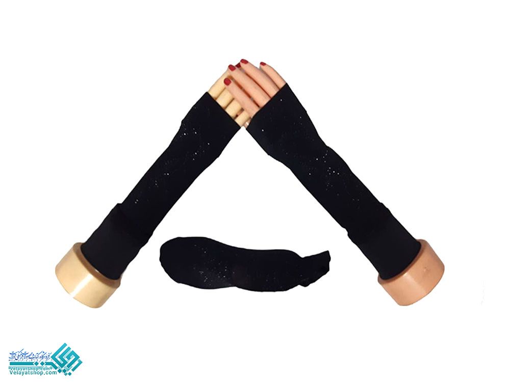 2342 ست ساق دست و جوراب نگین دار