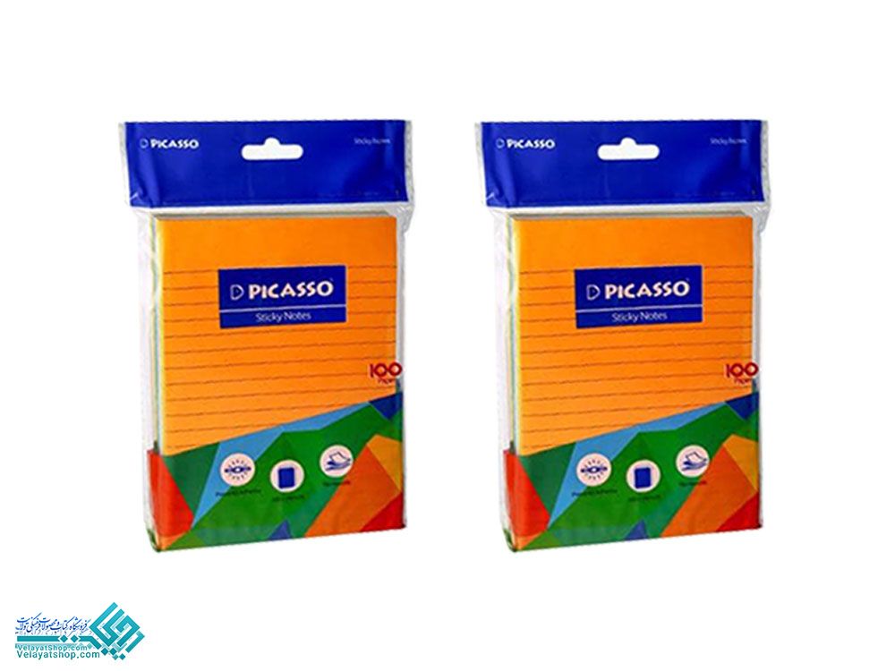 استیکر پست ایت 100برگ ،A6 رنگی پیکاسو