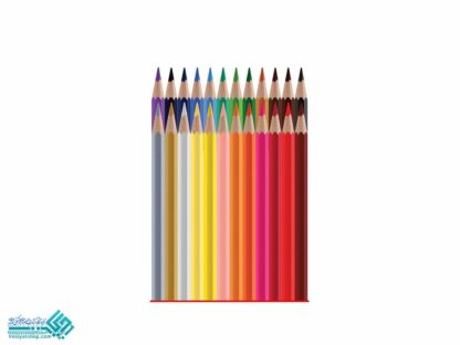 مداد رنگی 24 رنگ پنتر استوانه ای
