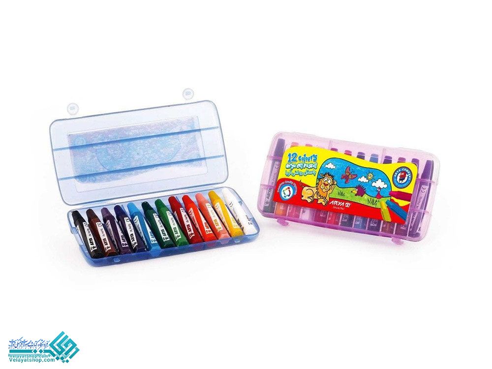27450.2 پاستل 12 رنگ کیفی آریا
