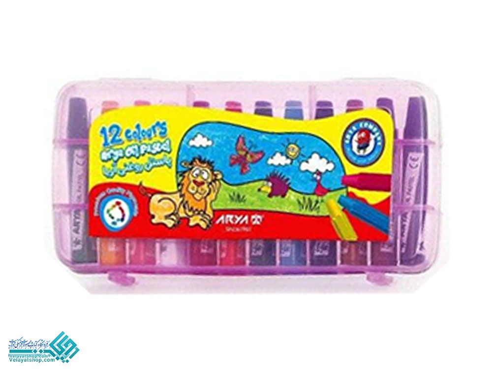 27450 پاستل 12 رنگ کیفی آریا