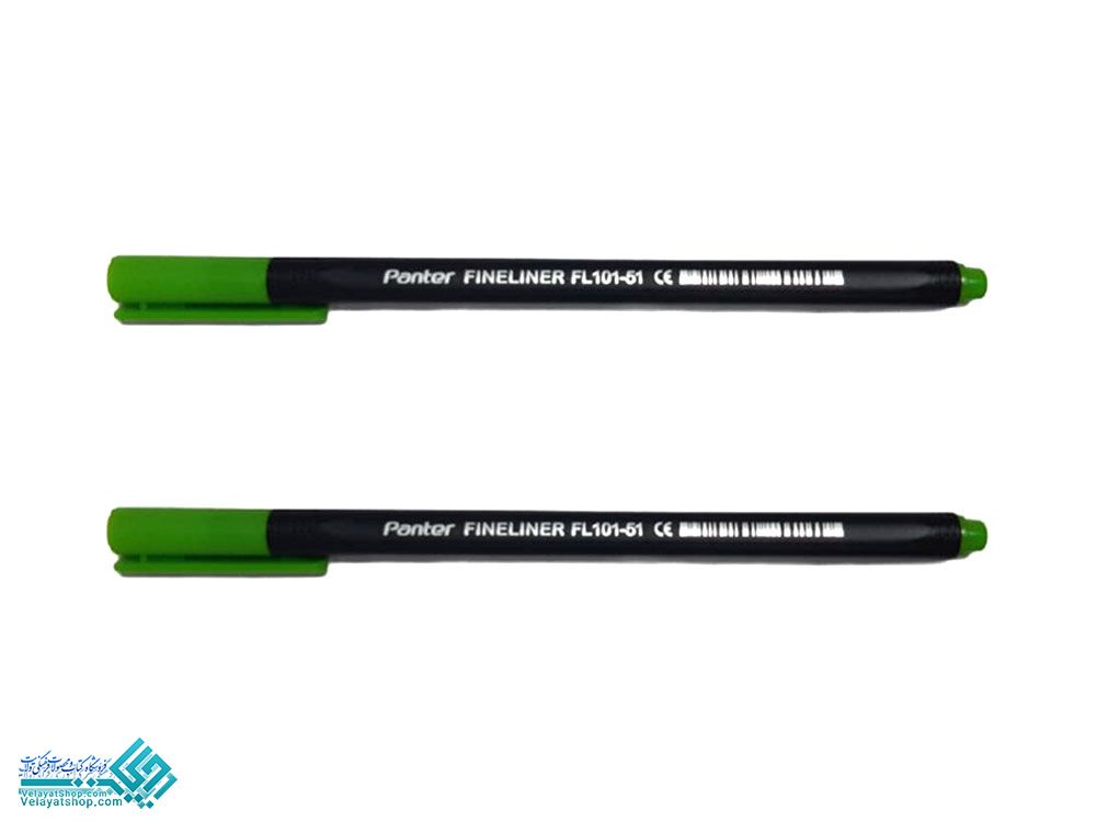 روان-نویس-نوک-نمدی-سبز روان نویس نوک نمدی سبز روشن پنتر