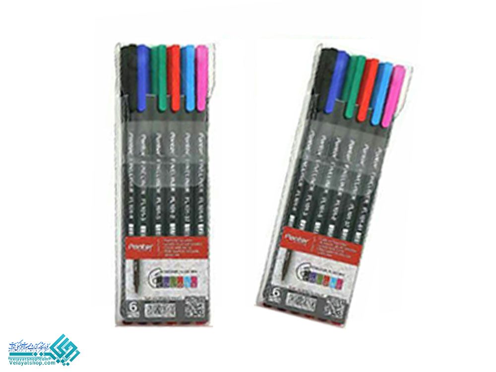 روان-نویس6تایی روان نویس نوک نمدی 6عددی پنتر