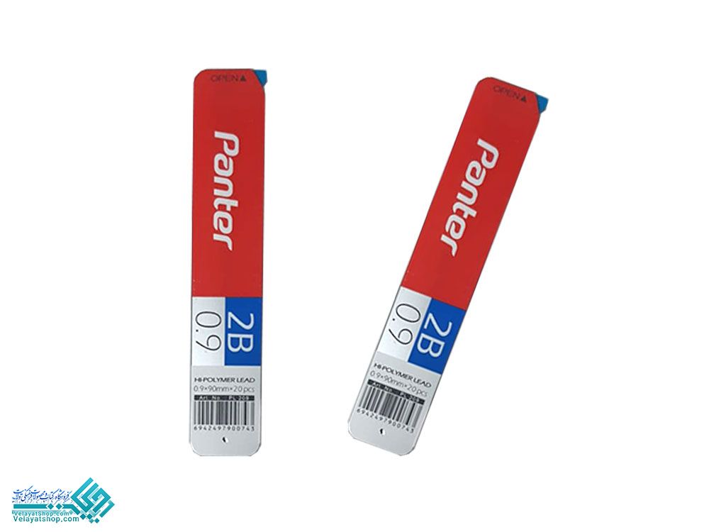 قالب-عرضی مغز مداد مکانیکی 90mm 2B 0.9 پنتر