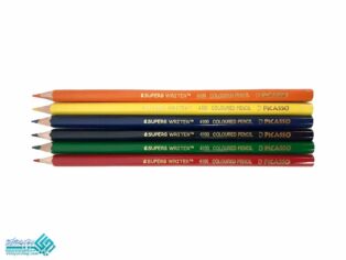 مداد رنگی 6 رنگ بسته مقوایی پیکاسو