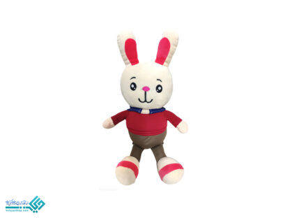 عروسک خرگوش نانو لباس دار سایز 2