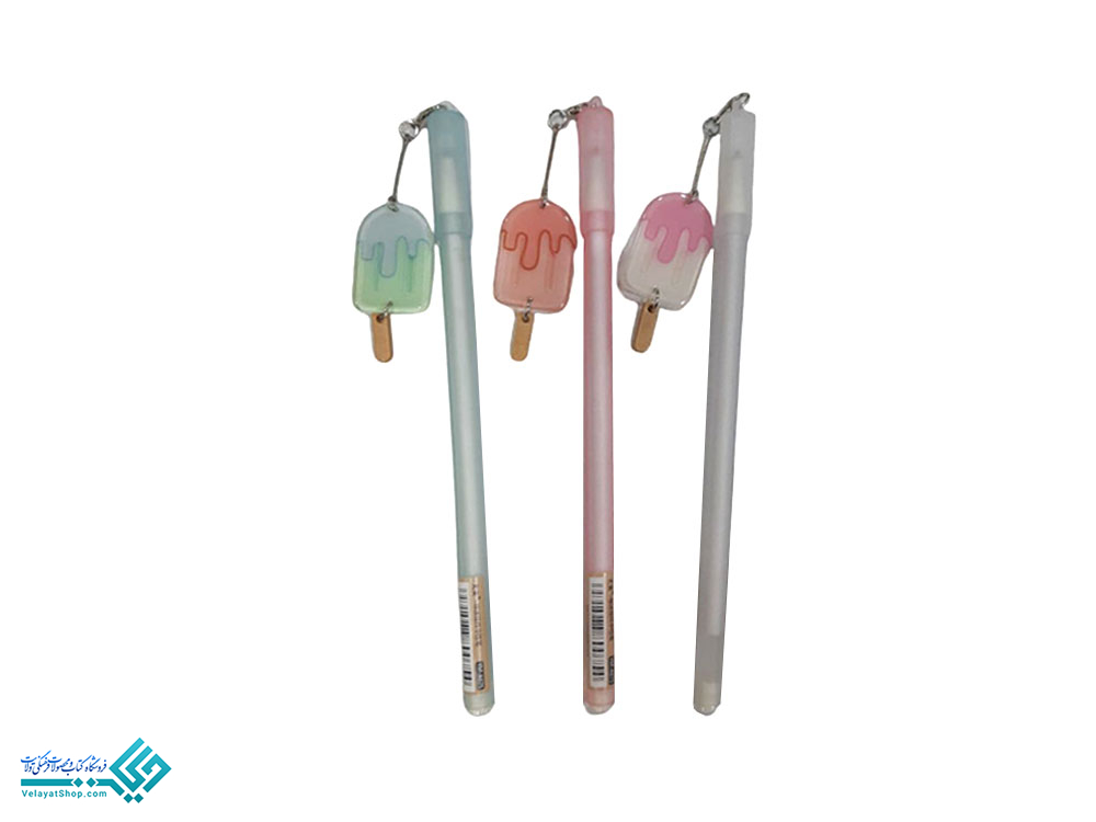 خودکار-بستنی روان نویس طرح بستنی