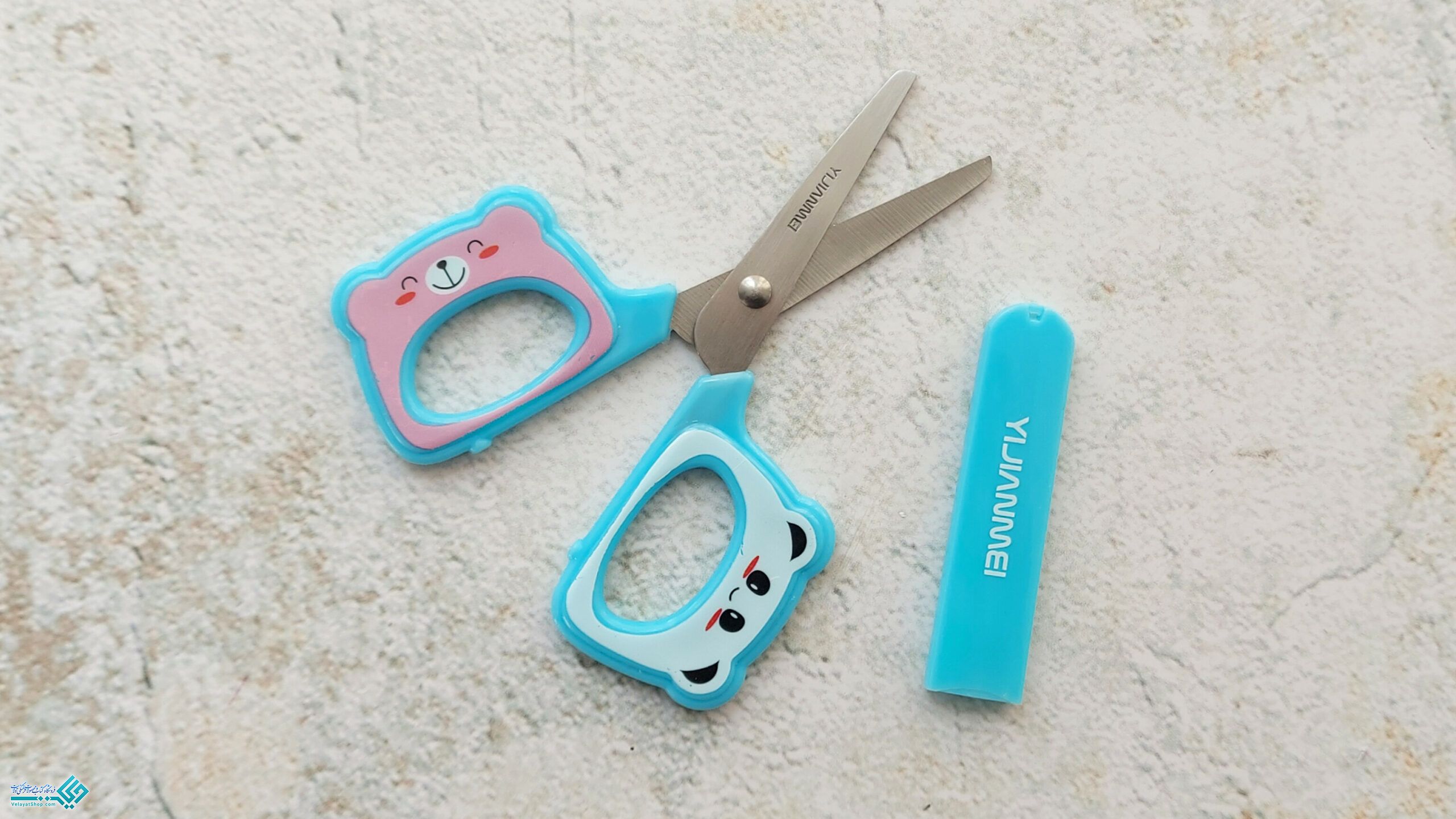 InShot_20230318_113707015 قیچی فانتزی دسته خرسی