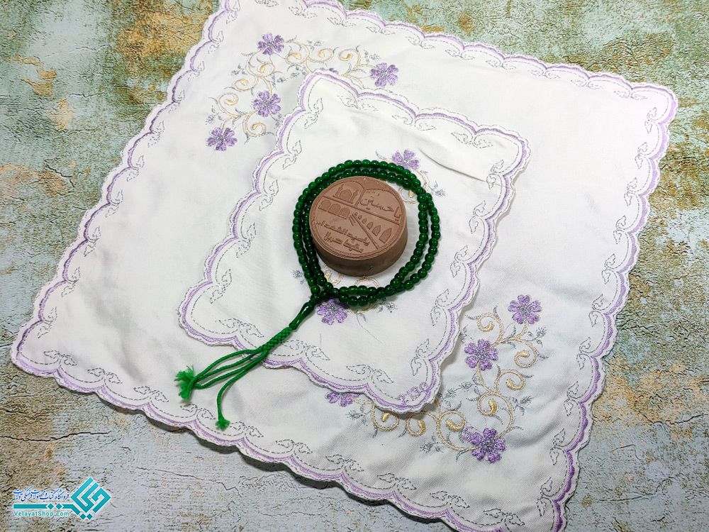 گل1 جانماز دوتکه گلدوزی