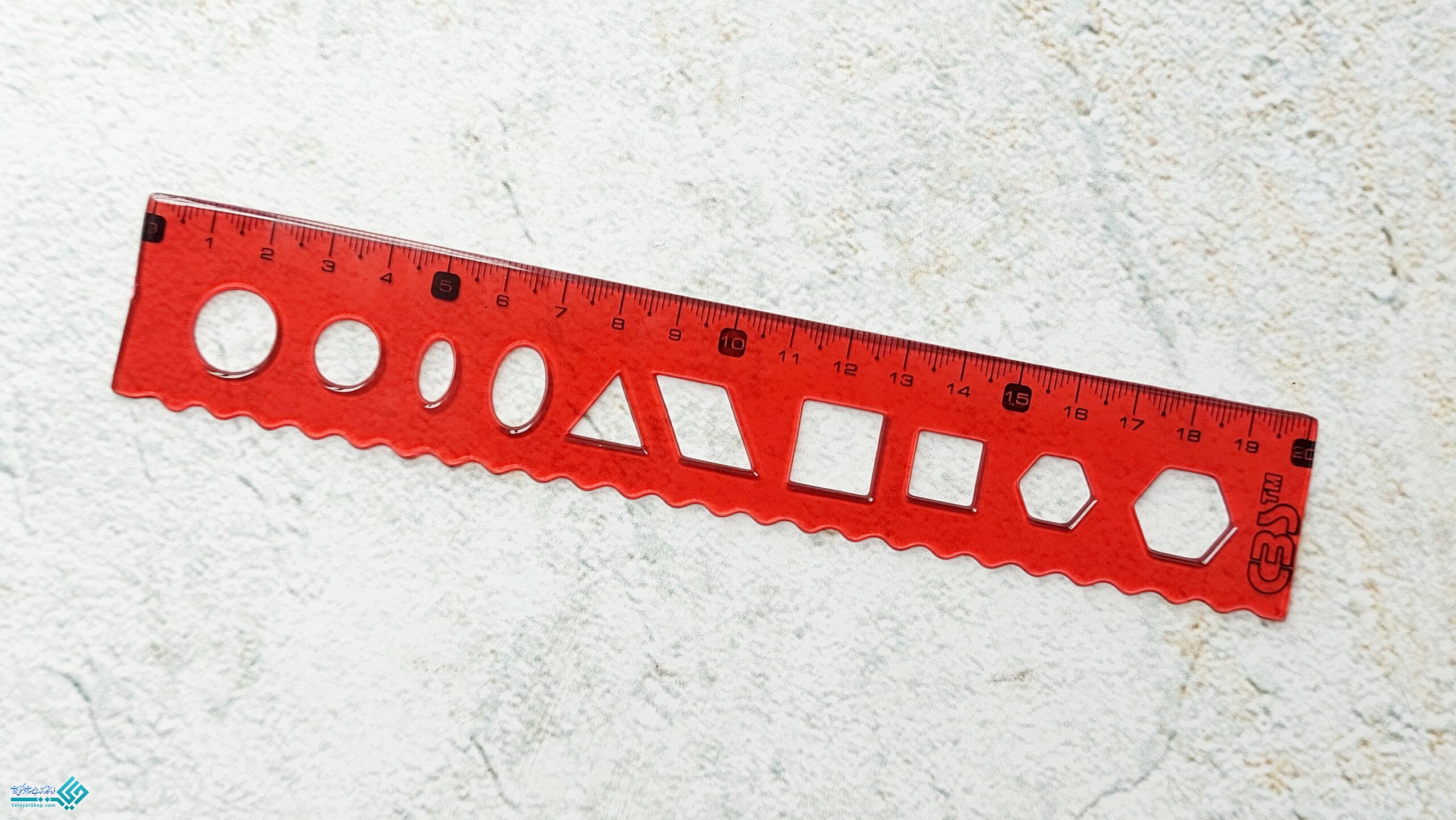 InShot_20230316_124236094 خط کش 20 سانتی ژلهای شابلون دار