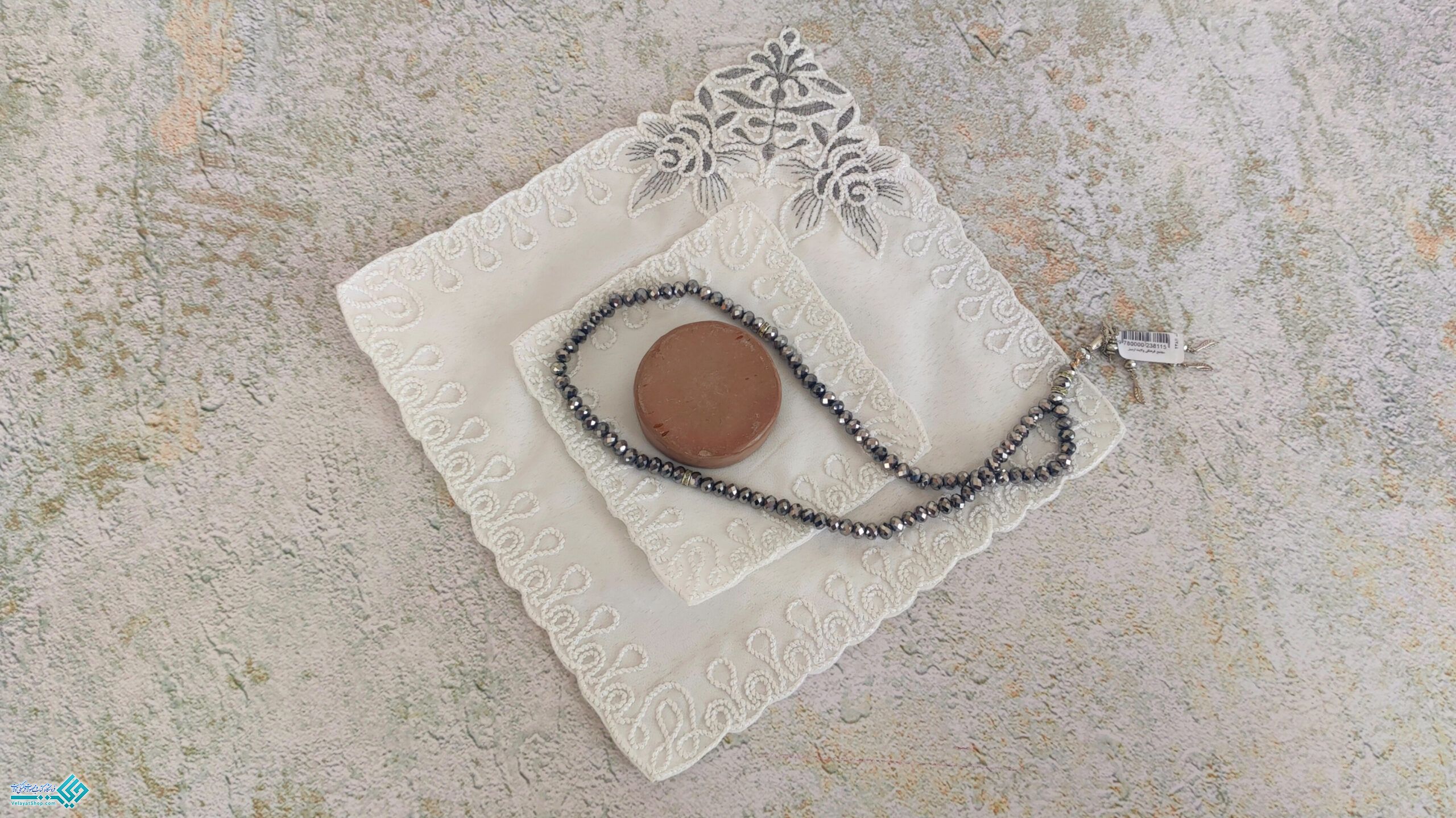 InShot_20230705_131636978 جانماز دو تکه سفید