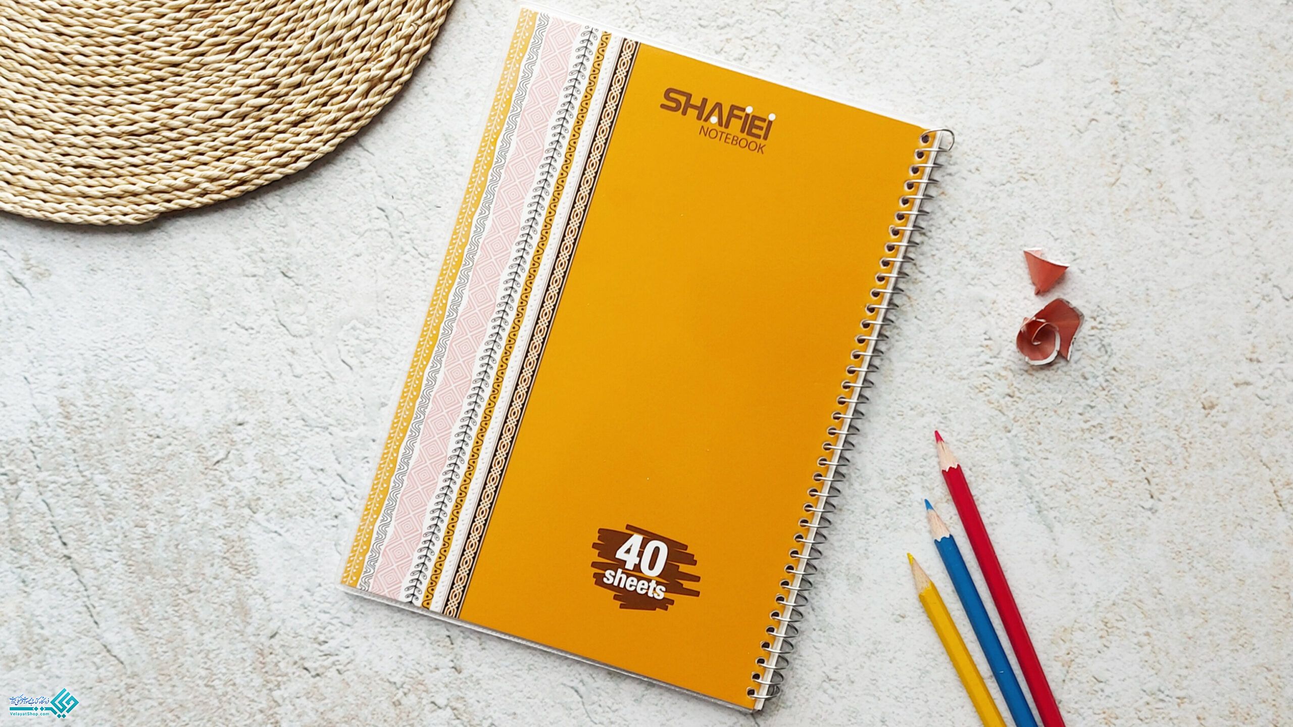 InShot_20230307_155027619 دفتر 40 برگ جلد پرسی فانتزی