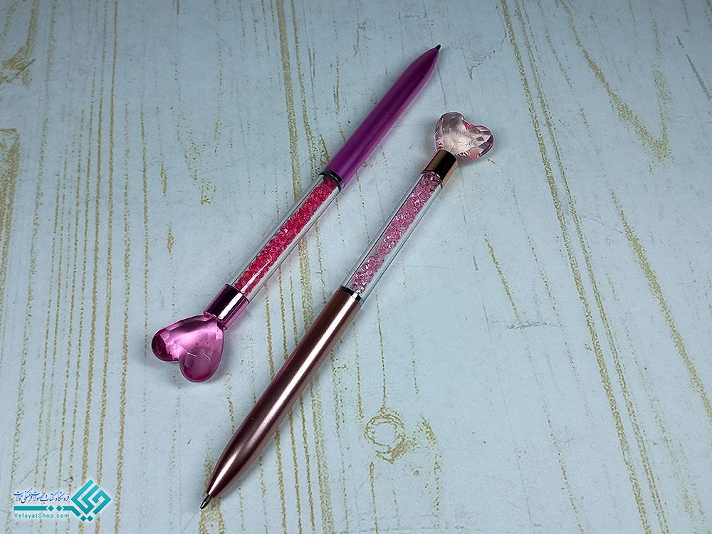 خودکار-قلبی خودکار فانتزی شیشه ای طرح قلب