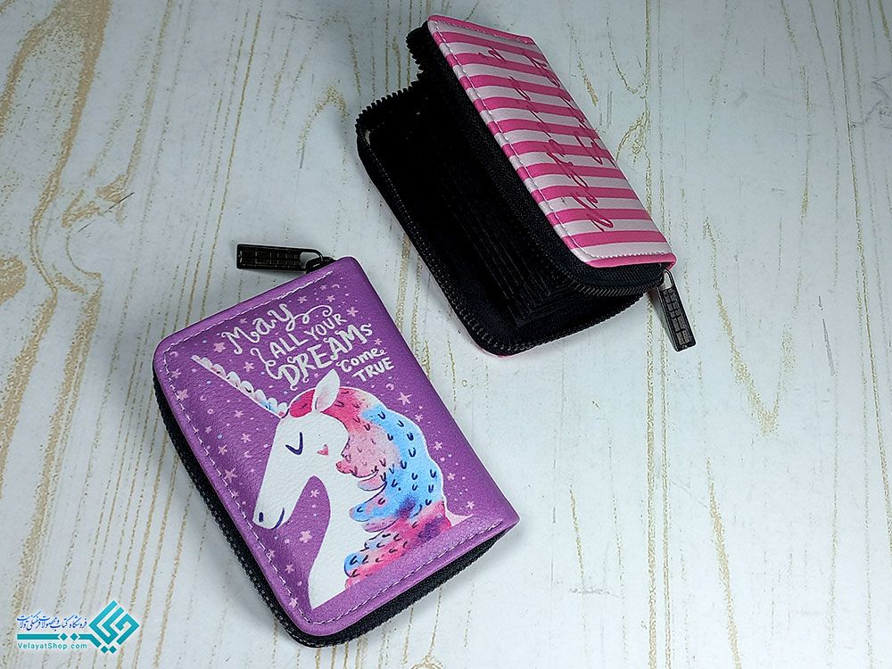 کیف-کارتی5 کیف جاکارتی فانتزی زیپ دار