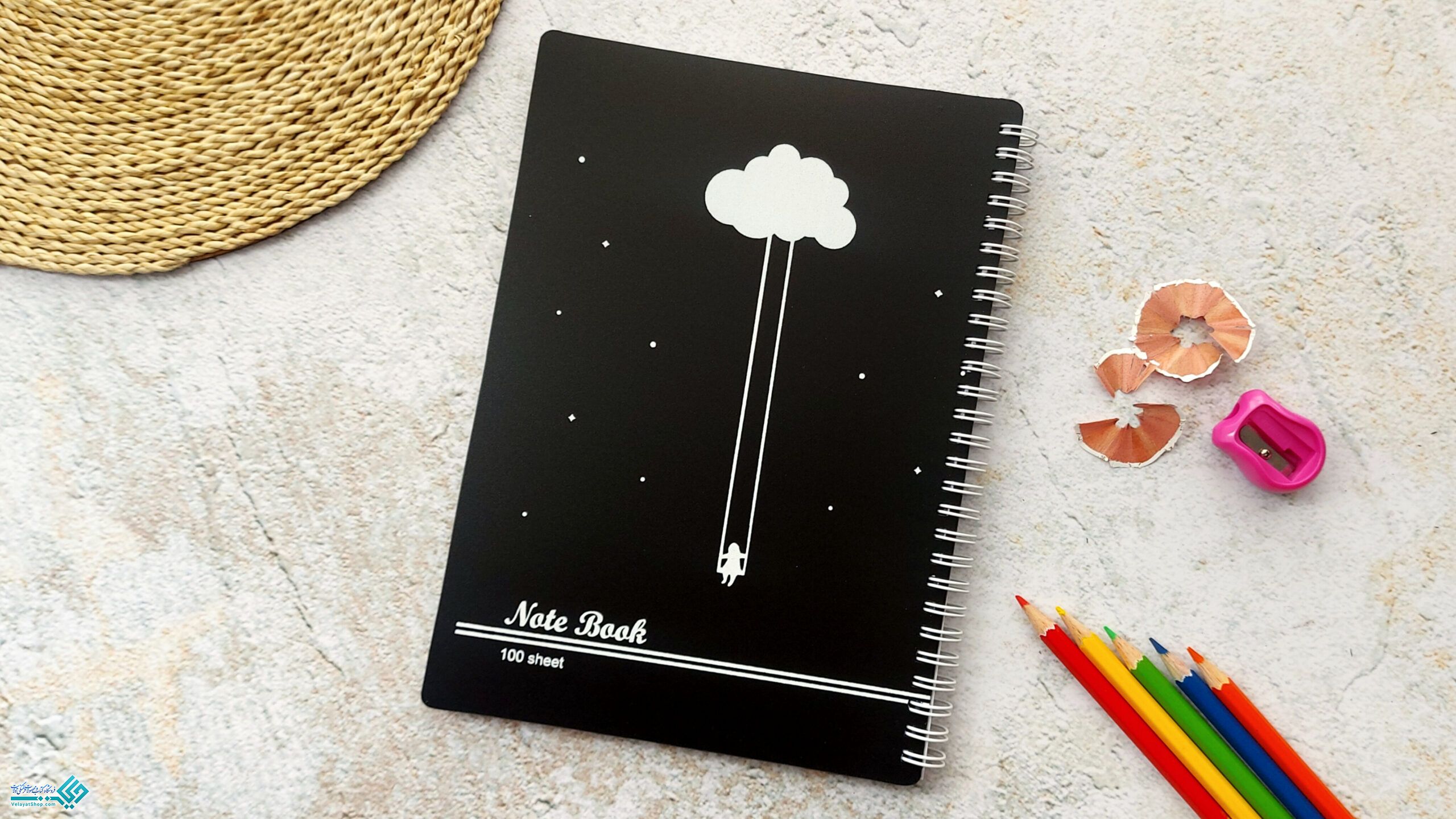 InShot_20230303_144158158 دفتر مشکی خط دار