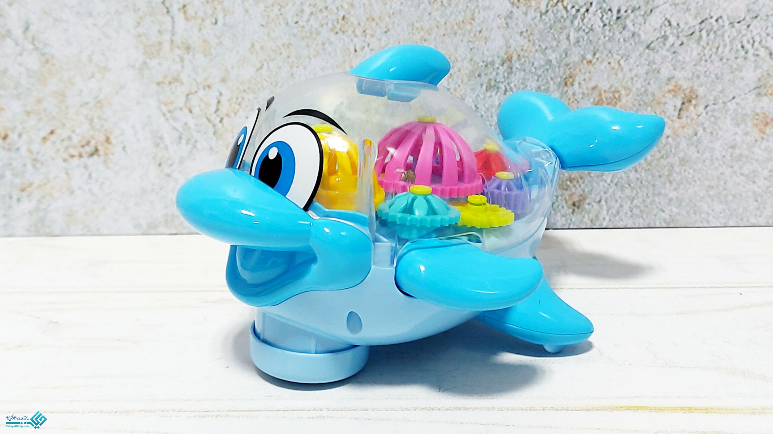 InShot_20230215_171426517 اسباب بازی ماهی چرخ دنده ای موزیکال