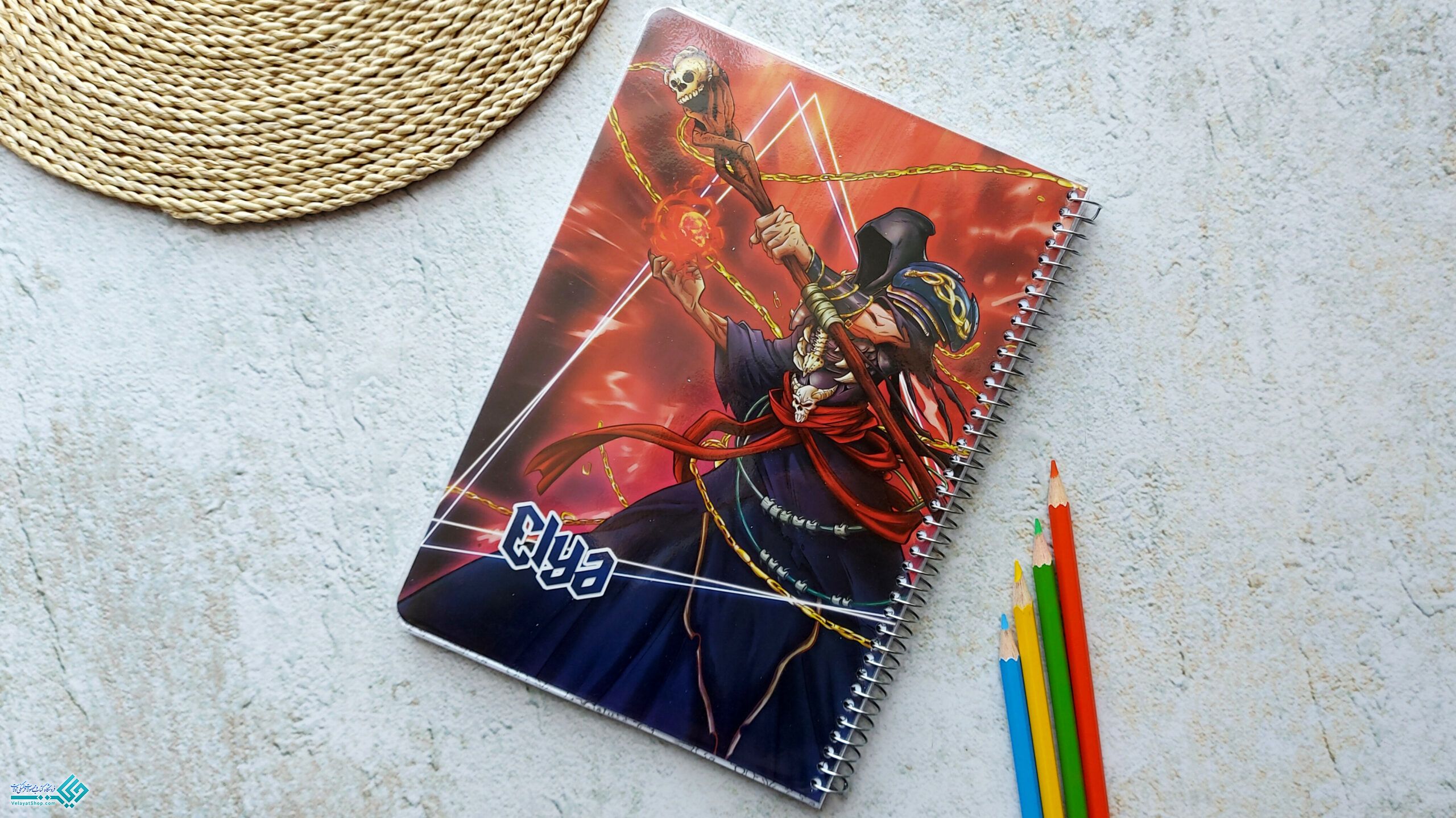 InShot_20230315_210812307 دفتر خطدار 80 برگ جلددار